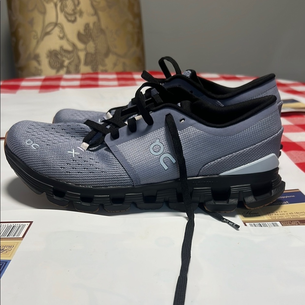 On Running Black and Gray Sneakers